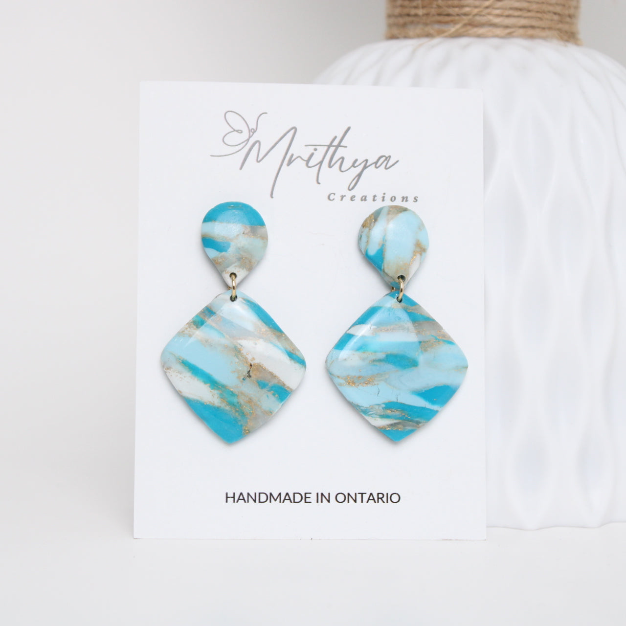 Watercolour Ornament earring