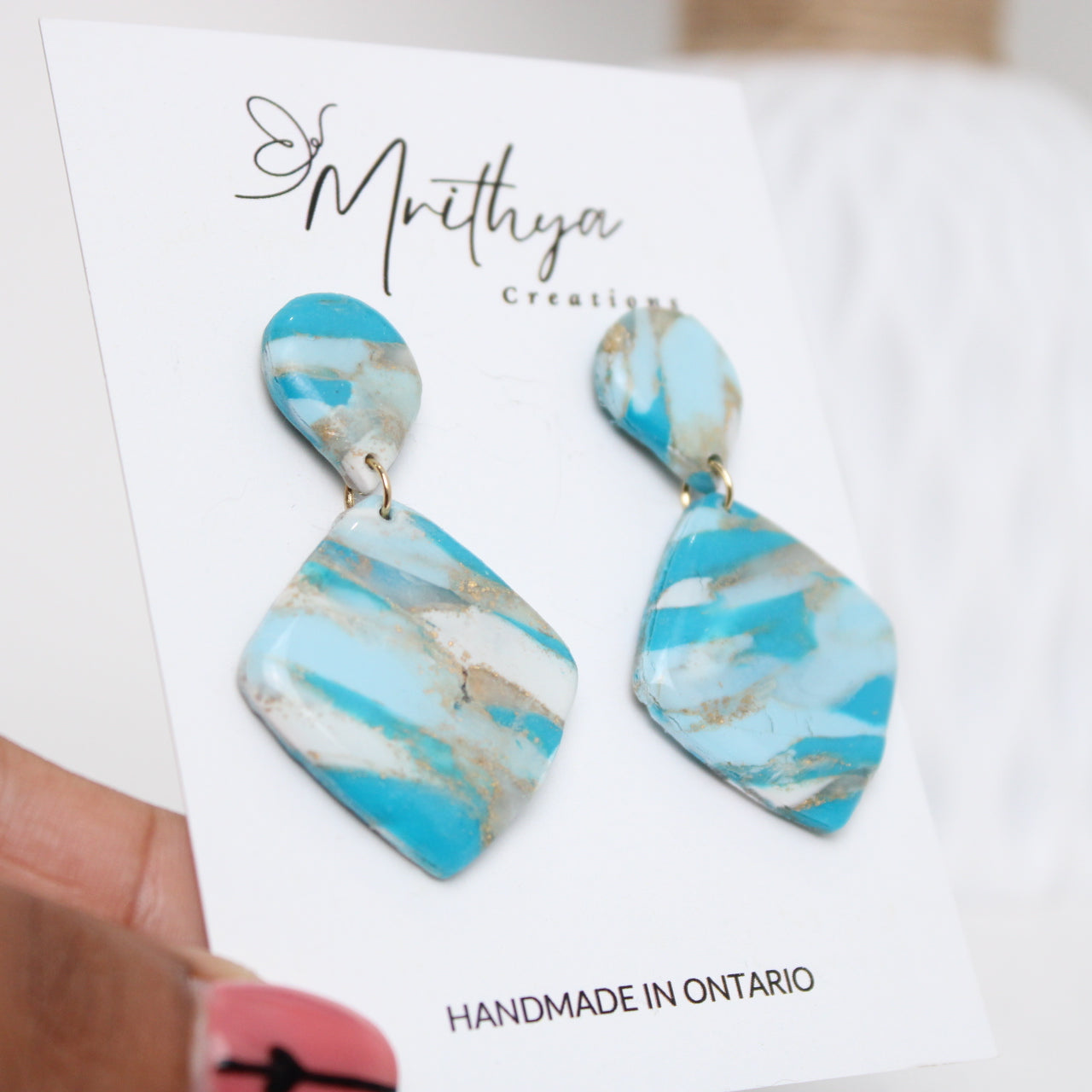 Watercolour Ornament earring