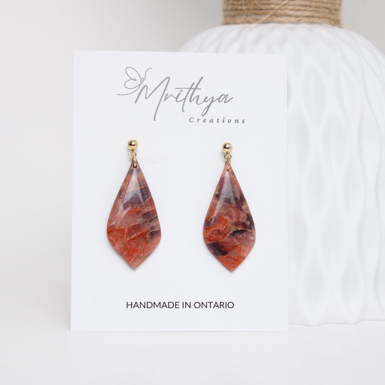 Copper Sway earrings