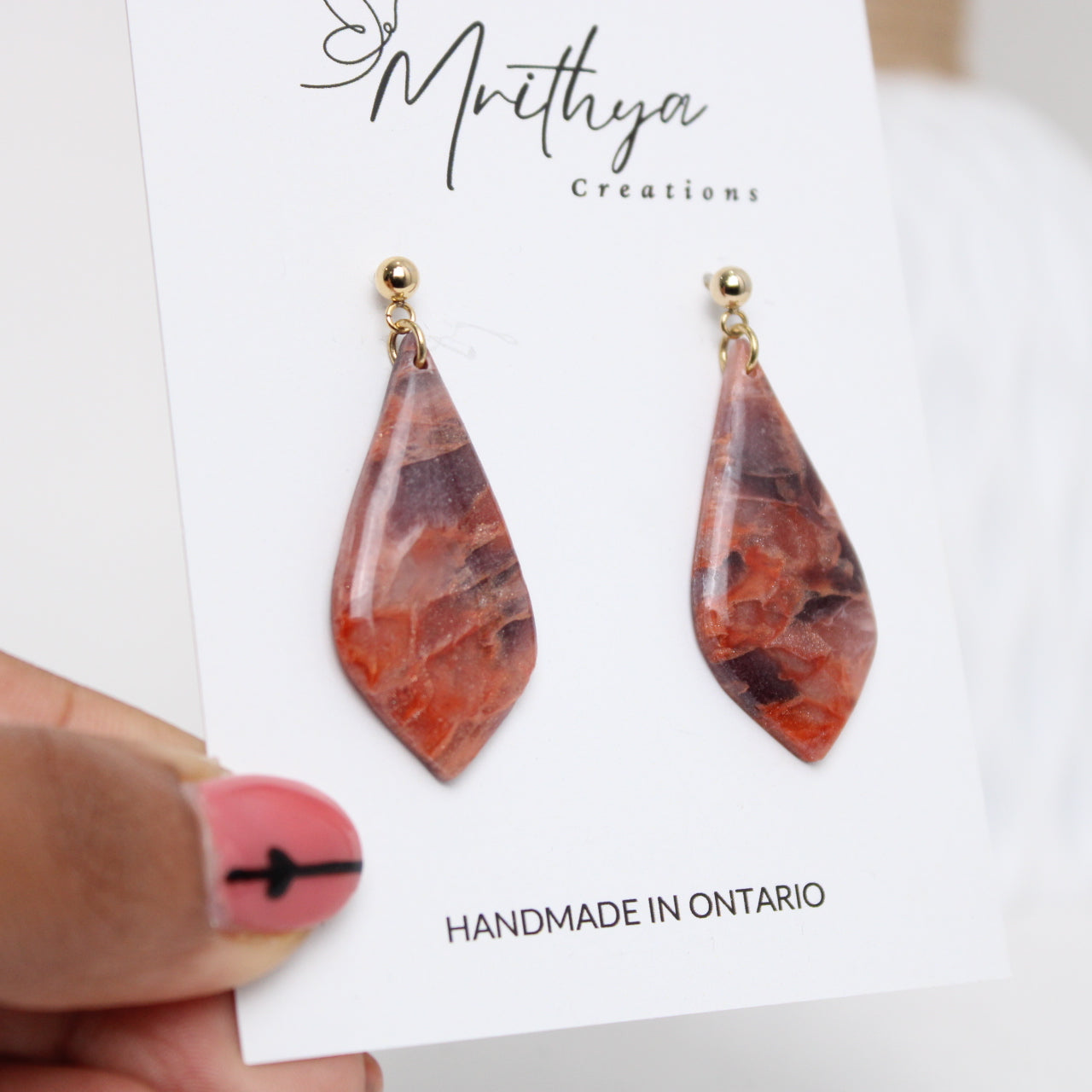 Copper Sway earrings