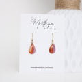 Dual C tear drop earring