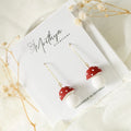 Mushroom earrings