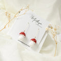 Mushroom earrings
