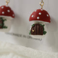 Mushroom with Door earrings